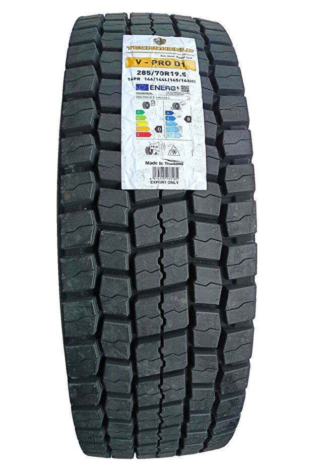 285/70 R19.5 146L 16PR VPRO D1 ÇEKER M+S TECHSHIELD, 2025 TAYLAND ÜRETİM - 1