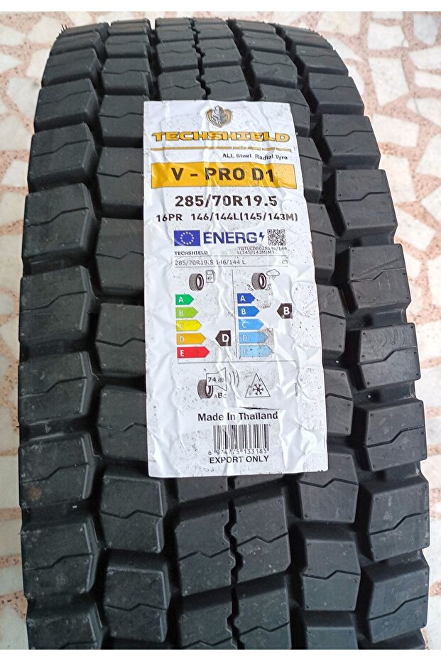 285/70 R19.5 146L 16PR VPRO D1 ÇEKER M+S TECHSHIELD, 2025 TAYLAND ÜRETİM - 3