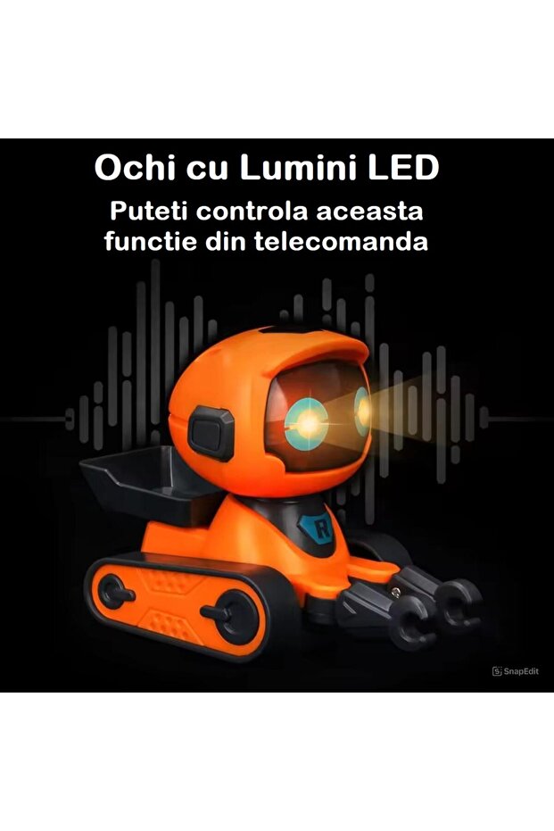 RoboPlay Smart Electronic Robot with Watch-Type Remote Control, Orange - 2