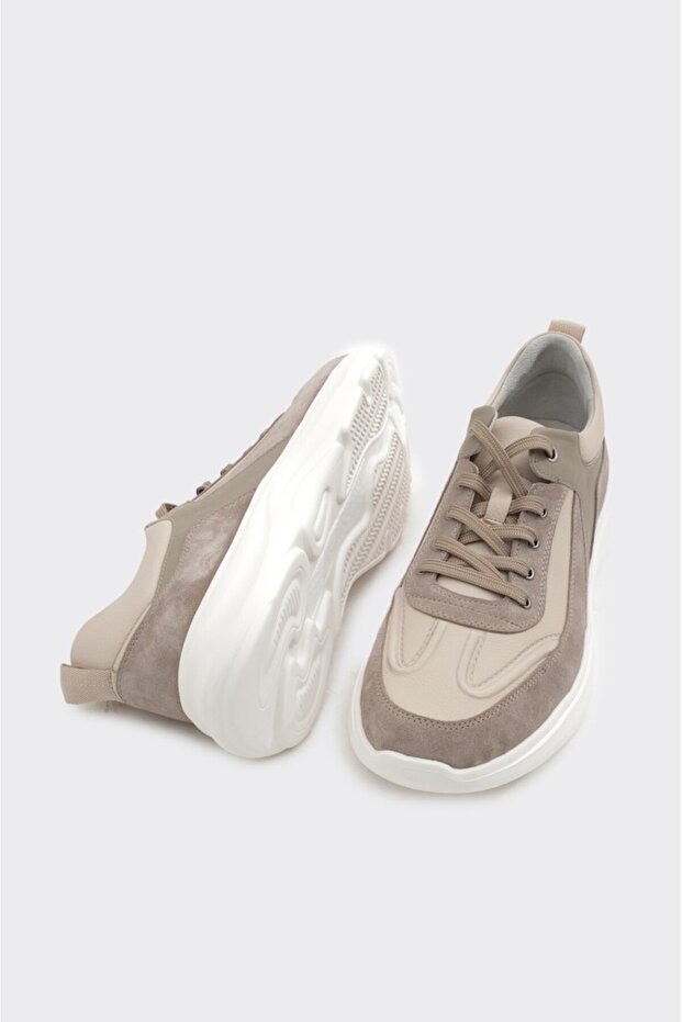Hakiki Deri Erkek Sneaker - 5