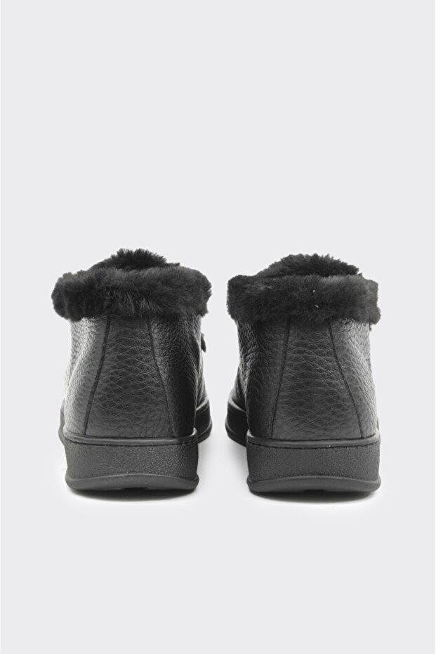 Bilekte Hakiki Deri Kadın Bot - 4