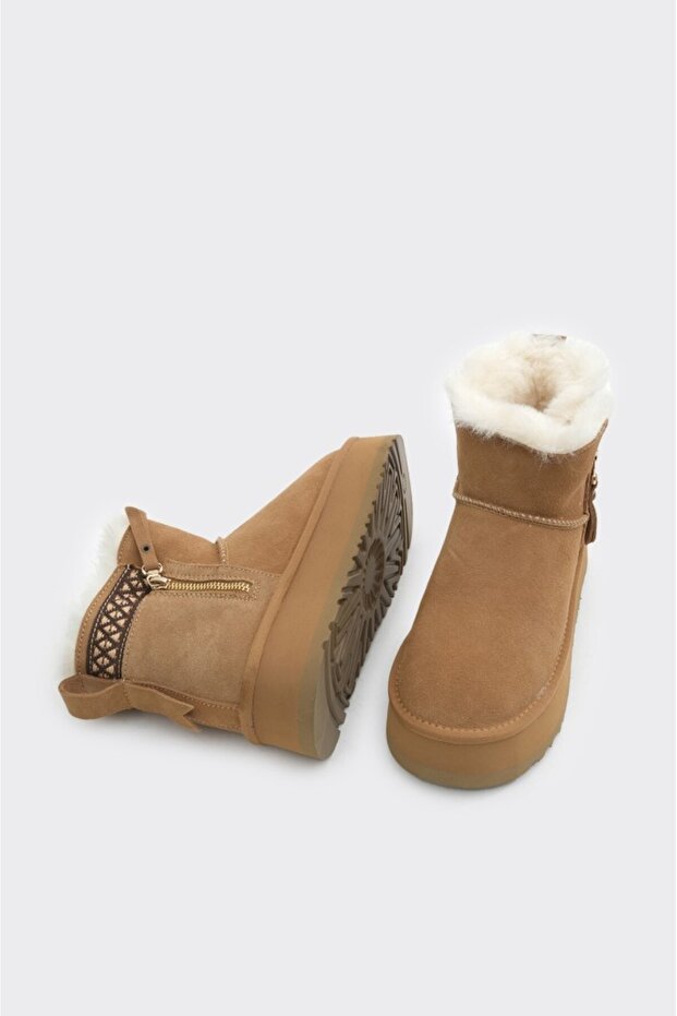 Comfort Bilek Kürklü Kadın Bot - 5