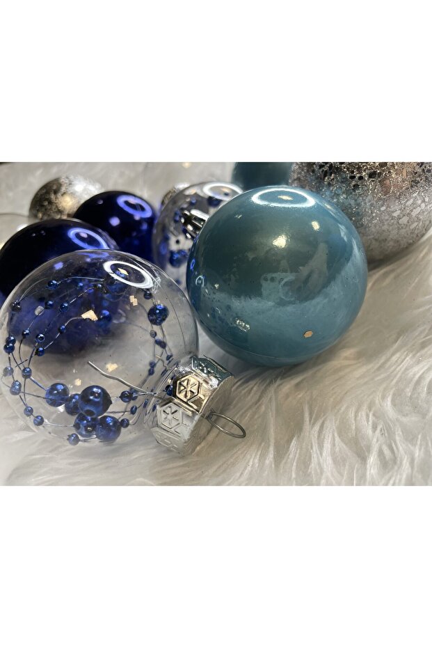Коледна украса - Синьо - 21