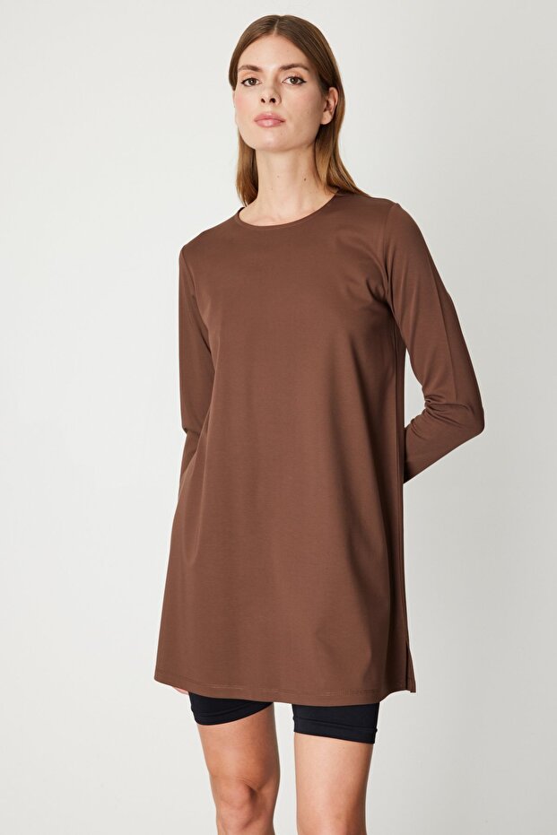 Long Sleeve Basic Tunic - 2