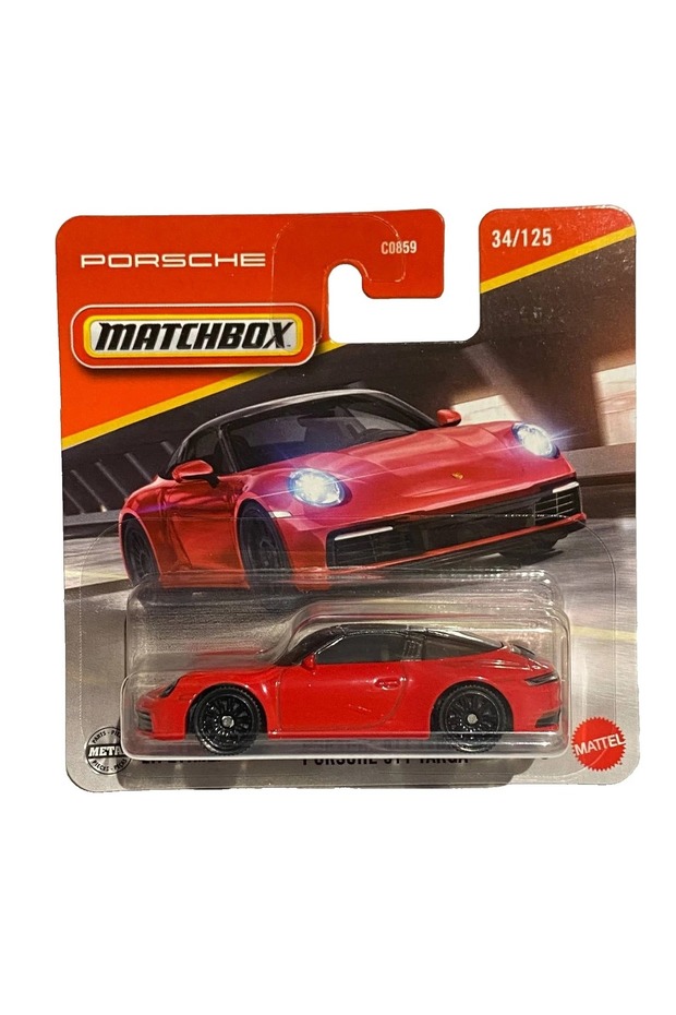 Matchbox 1:64 Porsche 911 Targa Red – Diecast Model Car