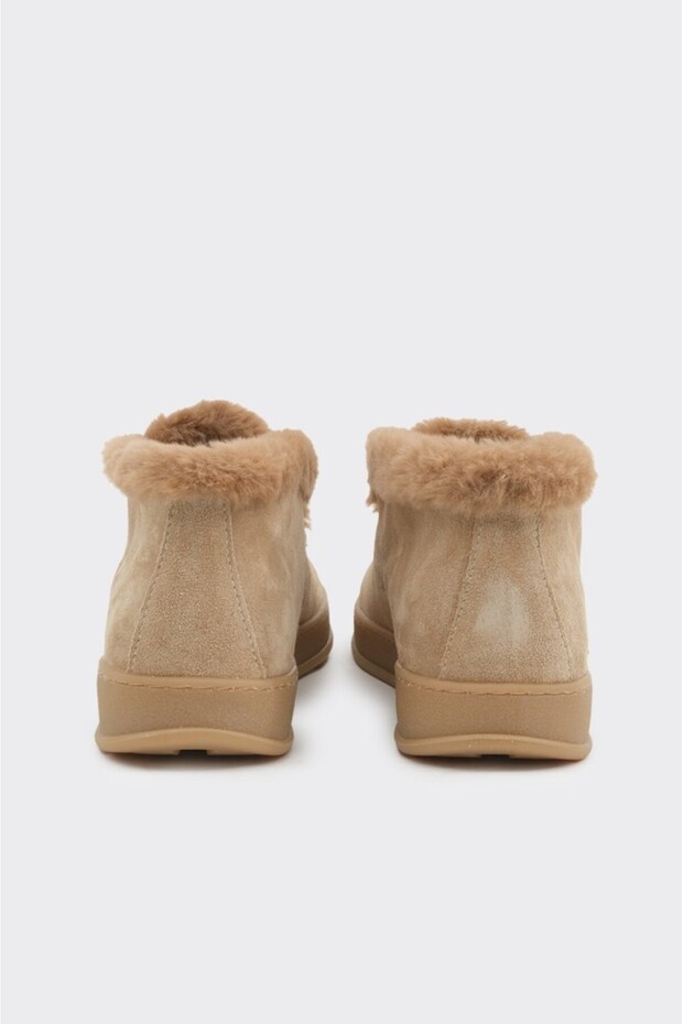 Bilekte Hakiki Deri Kadın Bot - 4