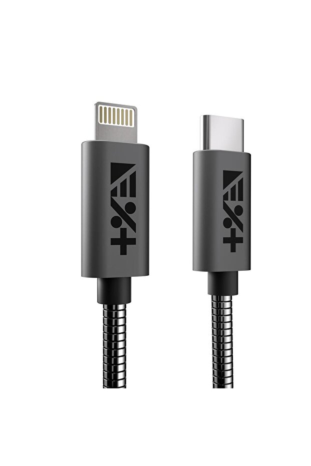 Cablu de date USB-A la Lightning, metalic, gri spațial - 3