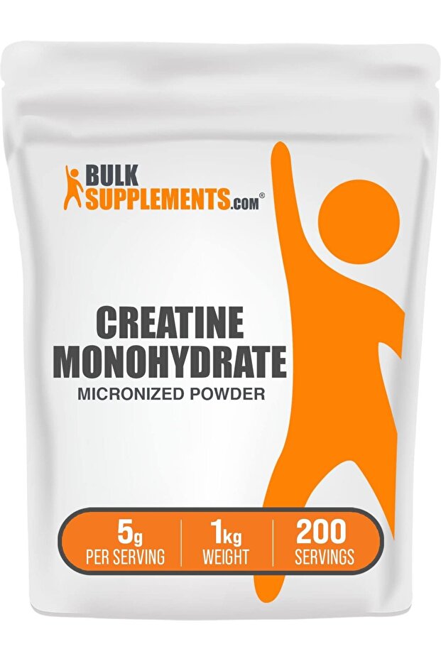 كرياتين أحادي الهيدرات (مُجهر) من BulkSupplements.com (1 كيلوغرام) - 1