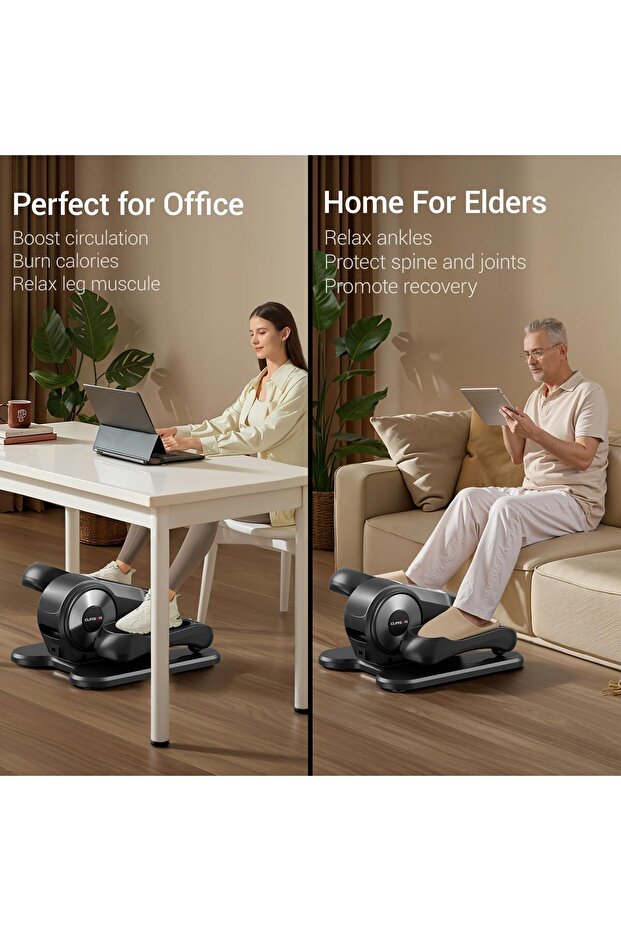 Under Desk Elliptical, 12 Level Magnetic Resistance, Forward and Reverse Direction, Manu - 3