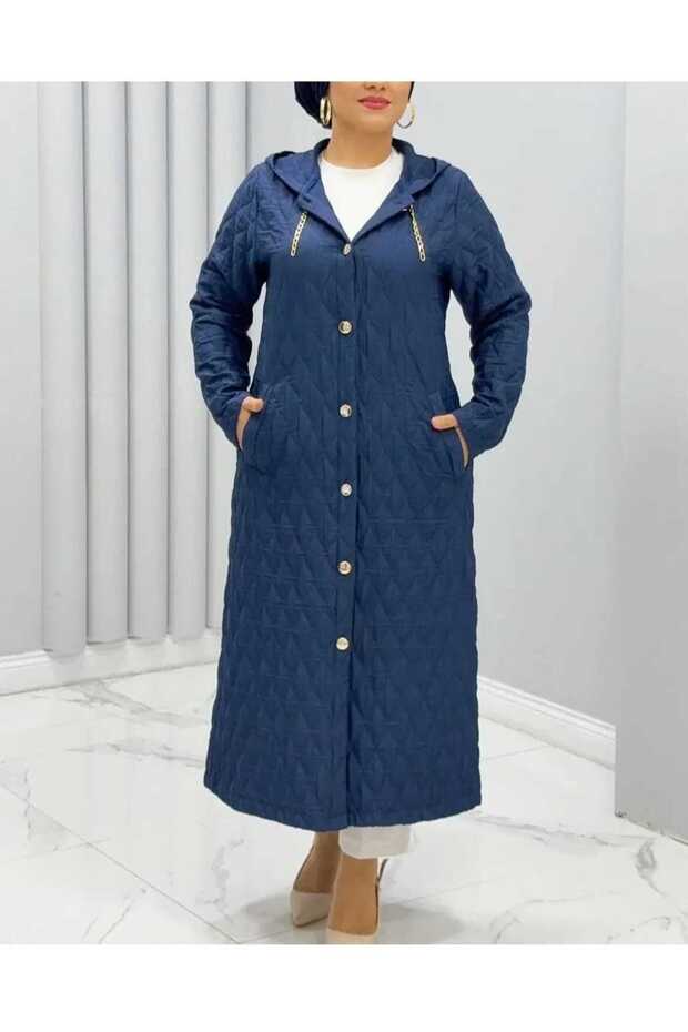 KAPİTONE UZUN CEKET - 1