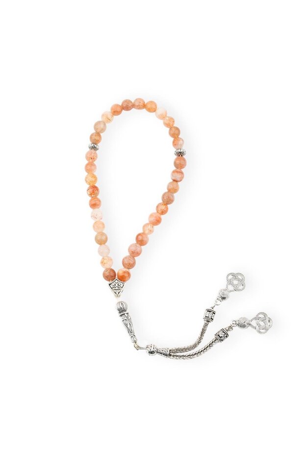Sun Natural Stone Prayer Beads 33 Pieces