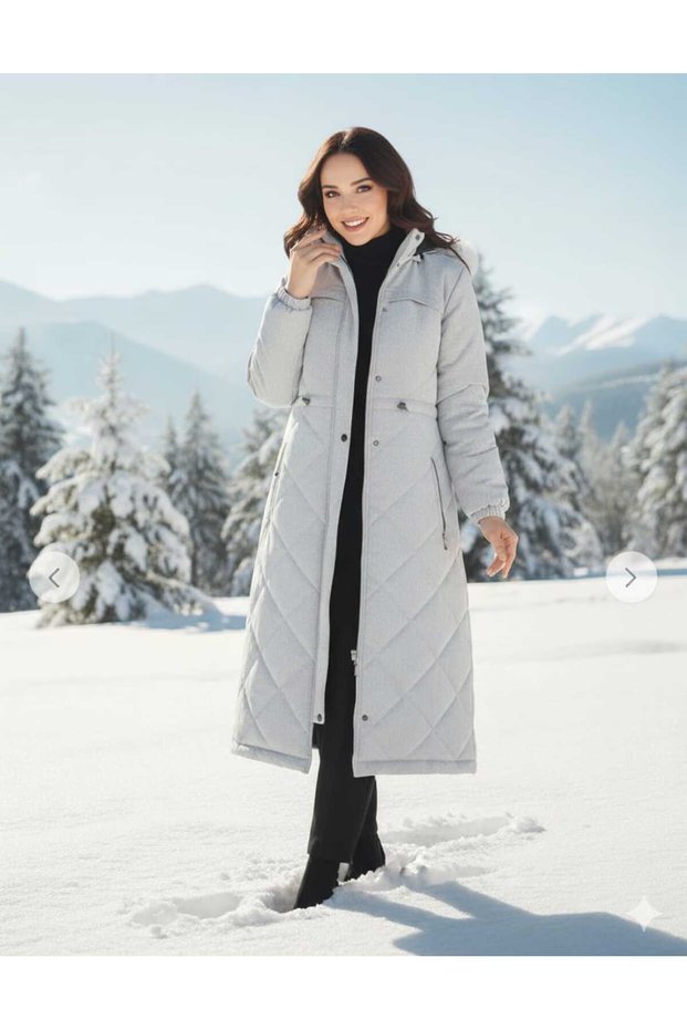 Women's Youthful Padded Sleeve Elasticated Quilted Coat Jacket 198
