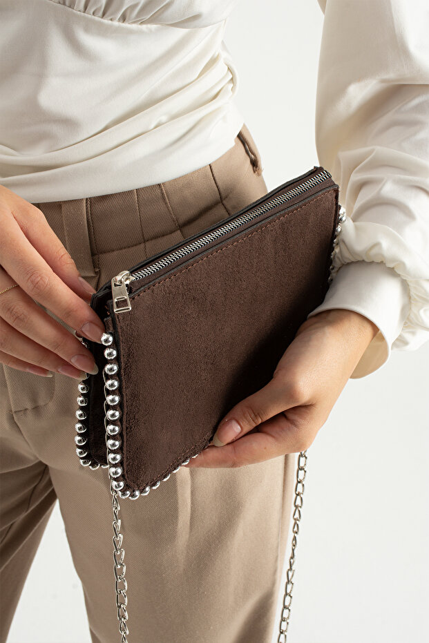 حقيبة صغيرة مطرزة بالخرز - 4