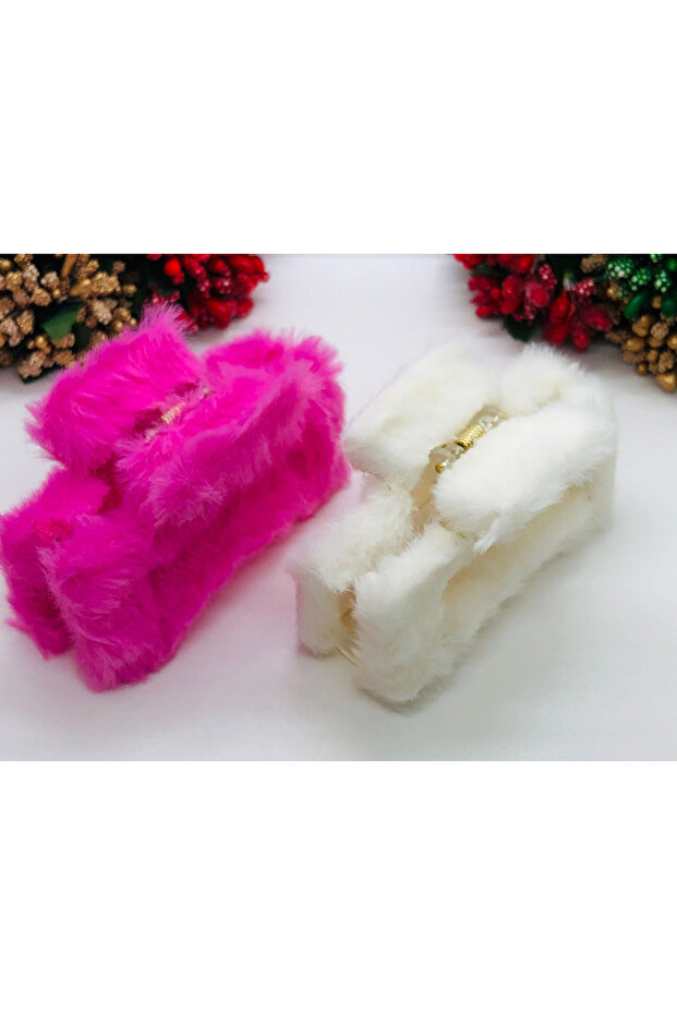 مشبك ملابس من القطيفة، عبوة من قطعتين - 4