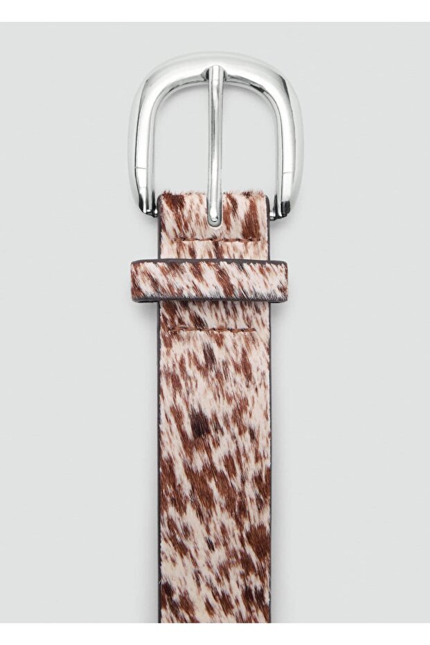 Kürklü deri kemer - 4