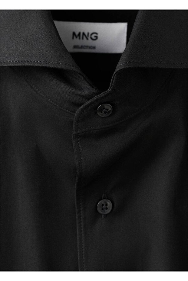 Regular kesim %100 pamuklu gömlek - 8