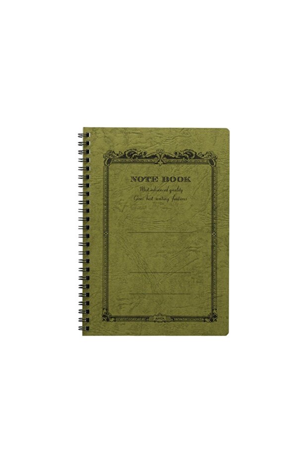 Cd Twin Ring A5 Notebook Olive Lined