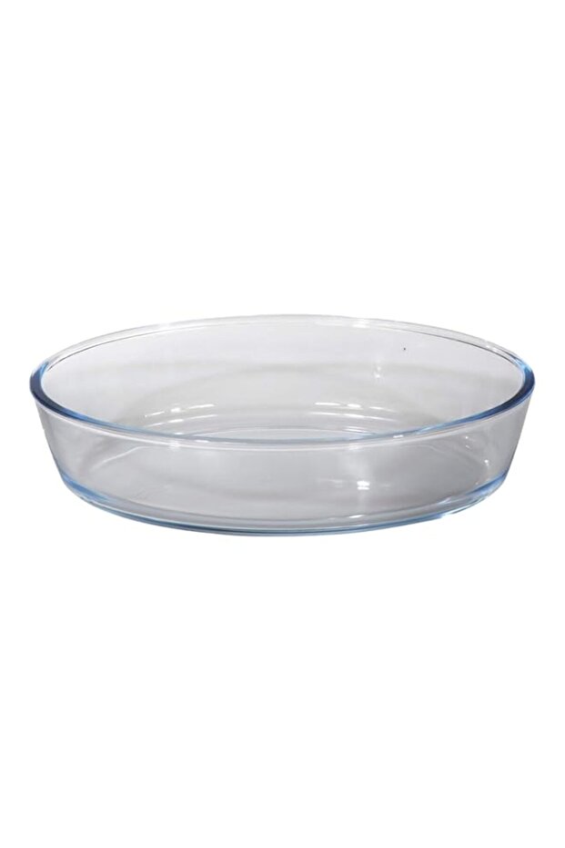 Royalford BRS 3Pcs Oval Glass Baking Tray (1.6+2.4+3 Liter)