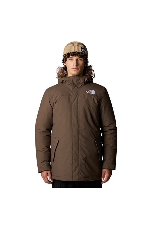 Zaneck Men's Brown Outdoor Parka Nf0A4M8H1Oi1