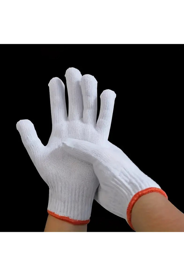 10 pairs of cotton gloves for all uses - 6
