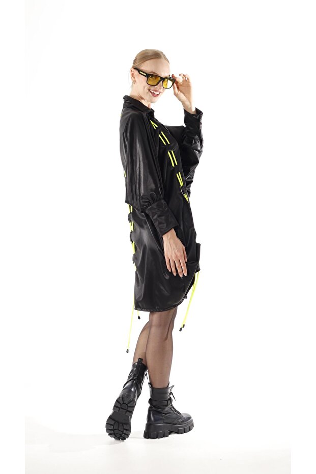 قميص بتصميم خيط نيون - 2