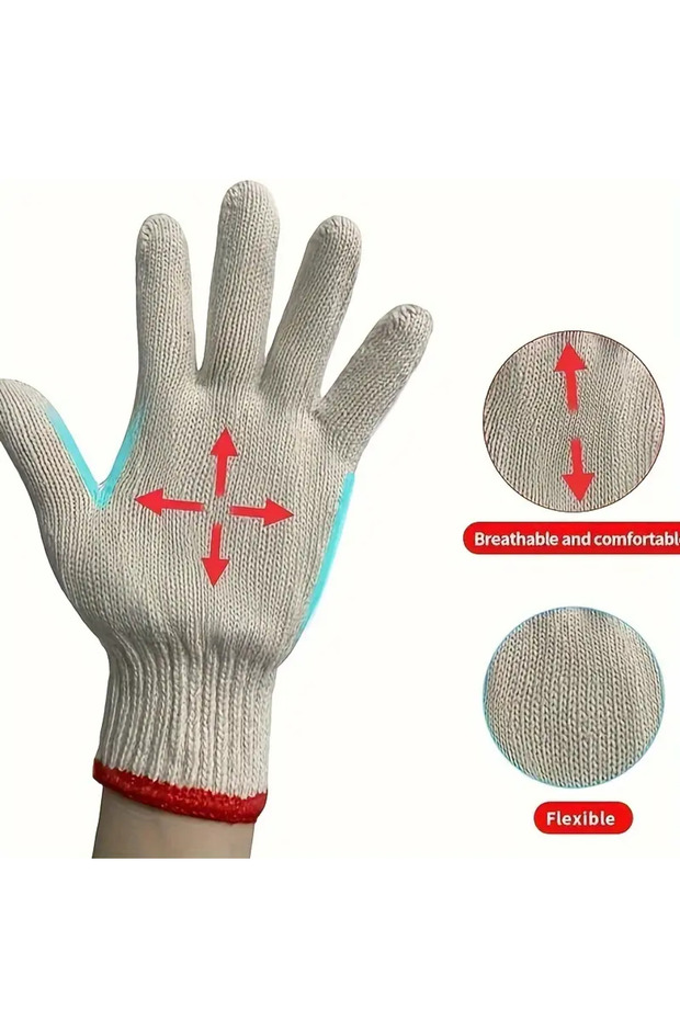 10 pairs of cotton gloves for all uses - 4