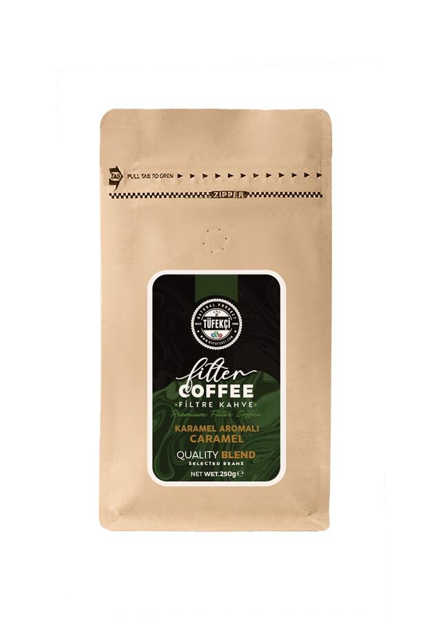 250Gr Caramel Flavored Medium Roast Filter Coffee