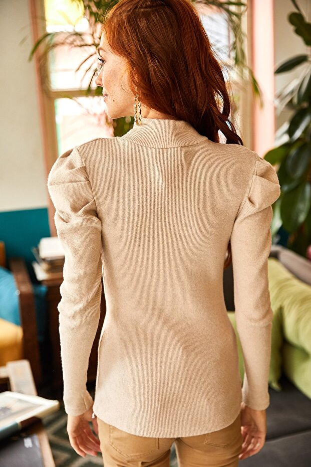 Női Stone Princess Sleeve Lycra blúz BLZ-19001595 - 7