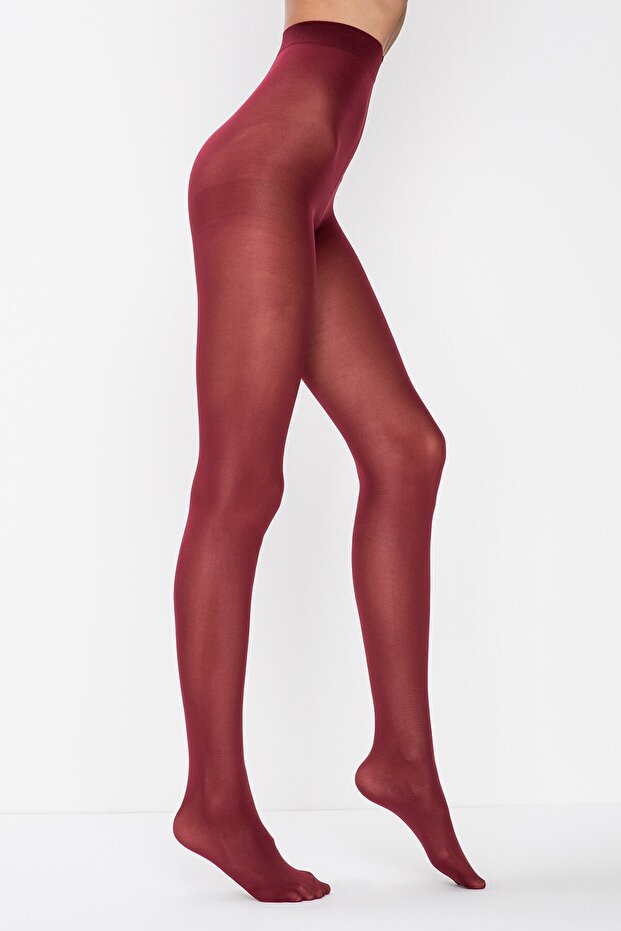 Micro 50 Claret Red Women's Mousse Pantyhose