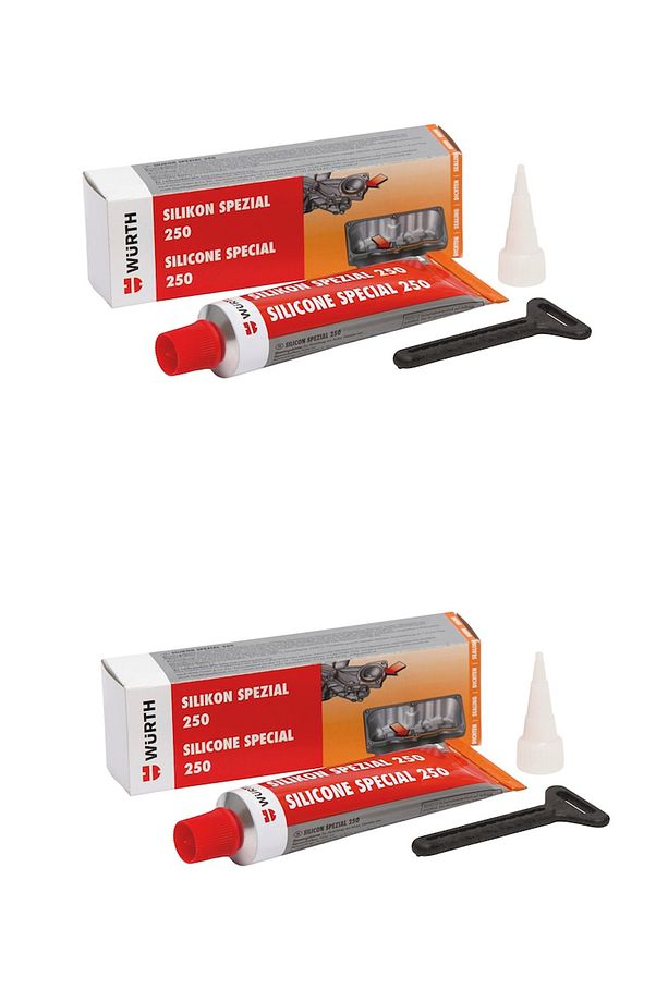 Silikon Sıvı Conta 250c 70 Ml / 2'li Paket / Orjinal Alman Üretimi Renk Siyah - 1