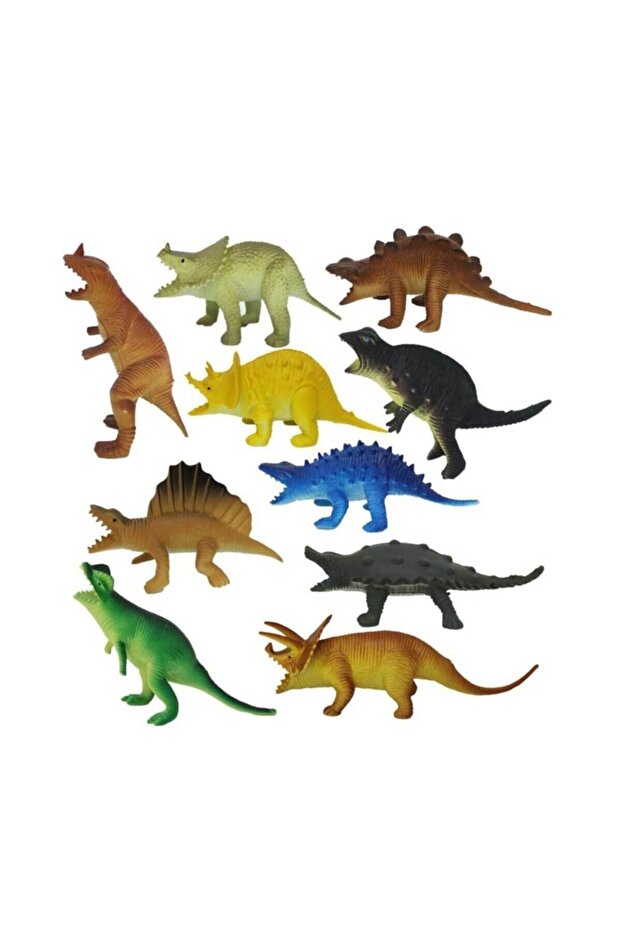 0710 Dinozorların Dünyası Poşetli Hayvan Oyun Seti Orta Boy - 4