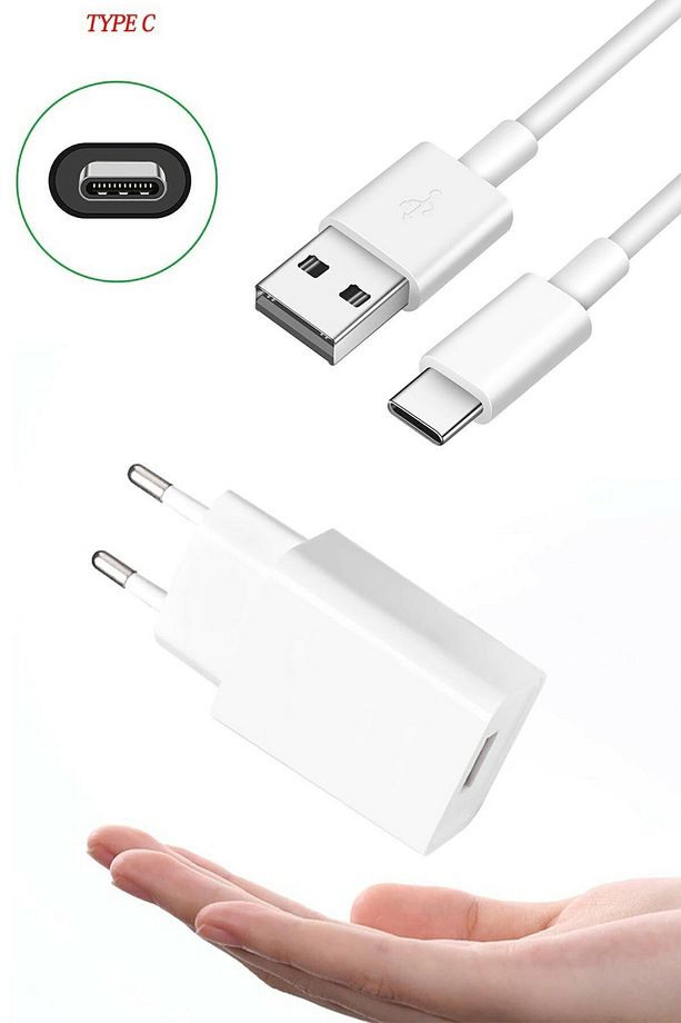 Type-c Girişli Tüm Cihazlara Uyumlu Type-c Hızlı Şarj Aleti 20w Şarz Cihazı Kablo Ve Adaptörü - 1