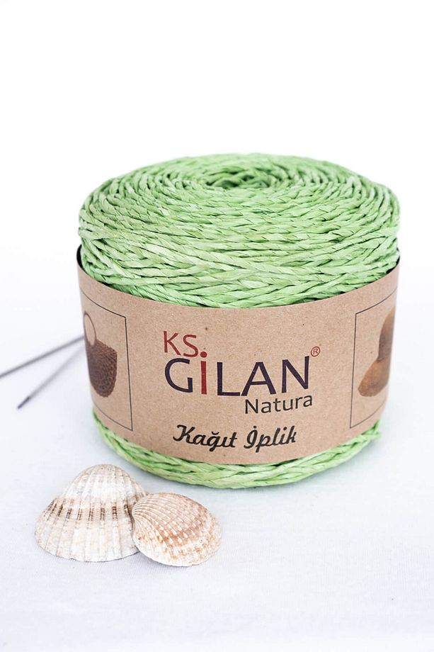 Taka Yarn, Kağıt Örgü Ipi, Yeşil (06) - 1