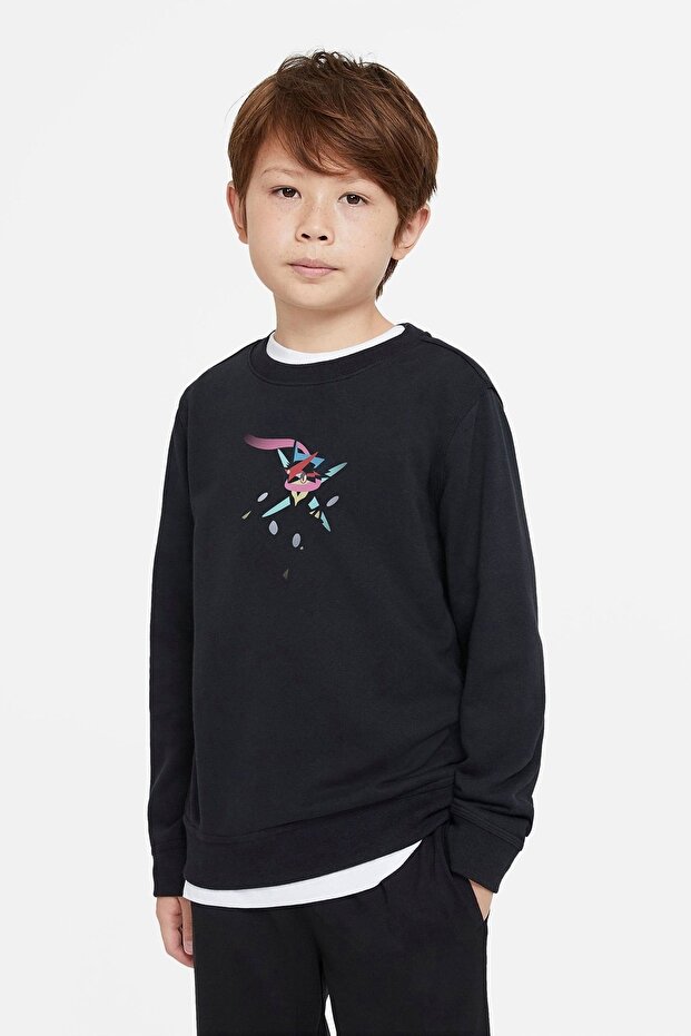 Unisex Kids Black Mega Greninja Printed T-shirt