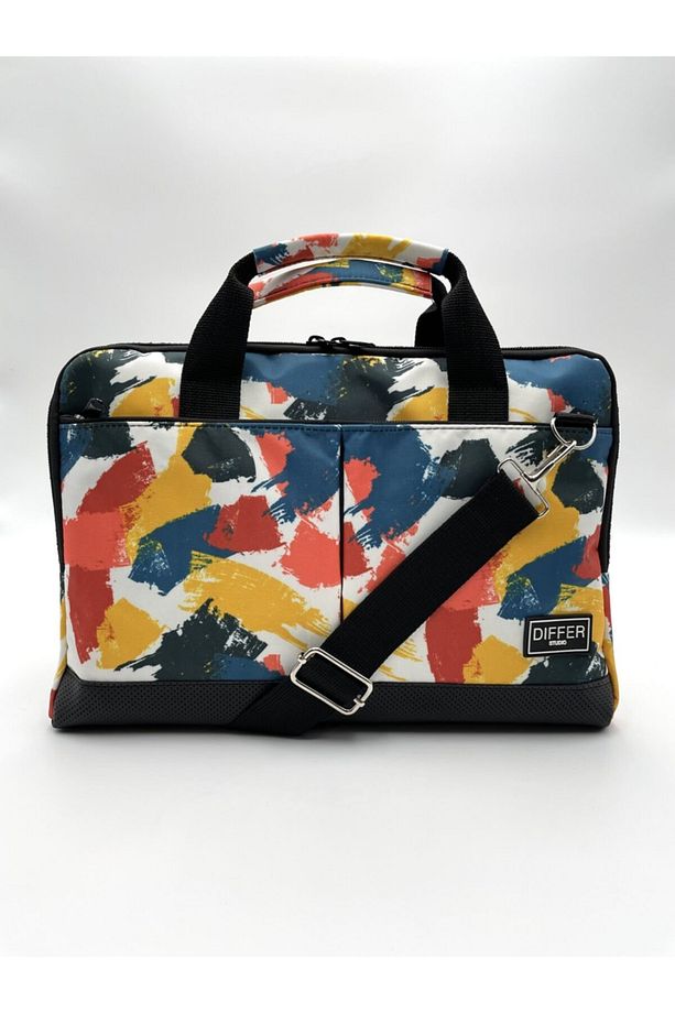 15.6'' Inç Fırça Desen Suya Dayanıklı Laptop/macbook/notebook/bilgisayar/evrak Çantası - 2