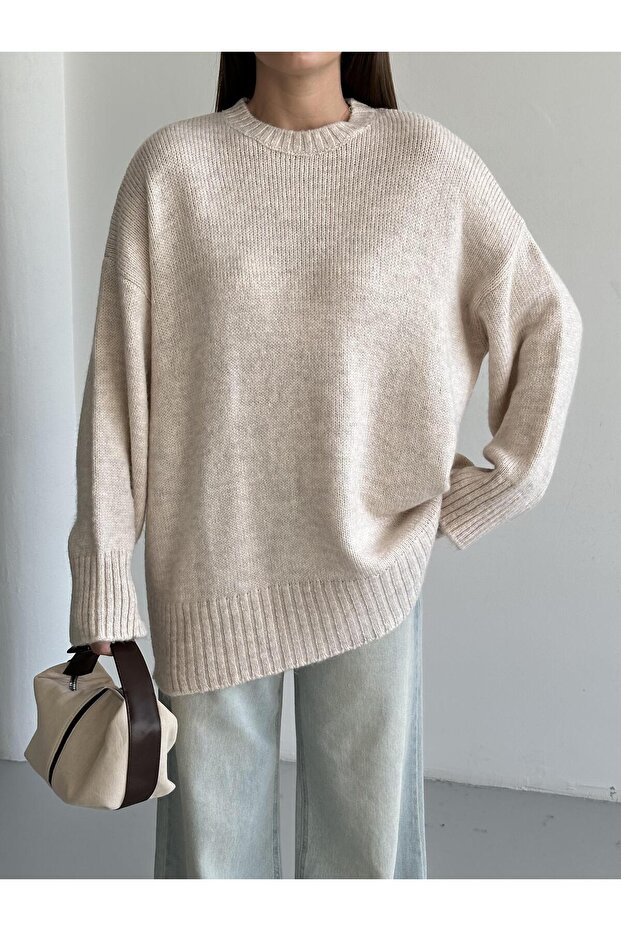 Taş Düz Basic Kalın Kazak - 4