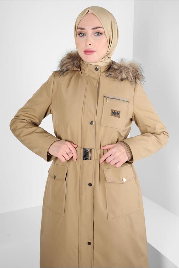 PARKA WITH HOODED FUR 90370