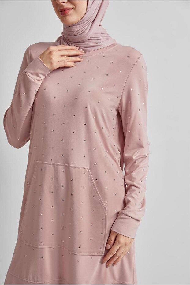 TAŞLI EŞOFMAN TUNİK 45390 - 3