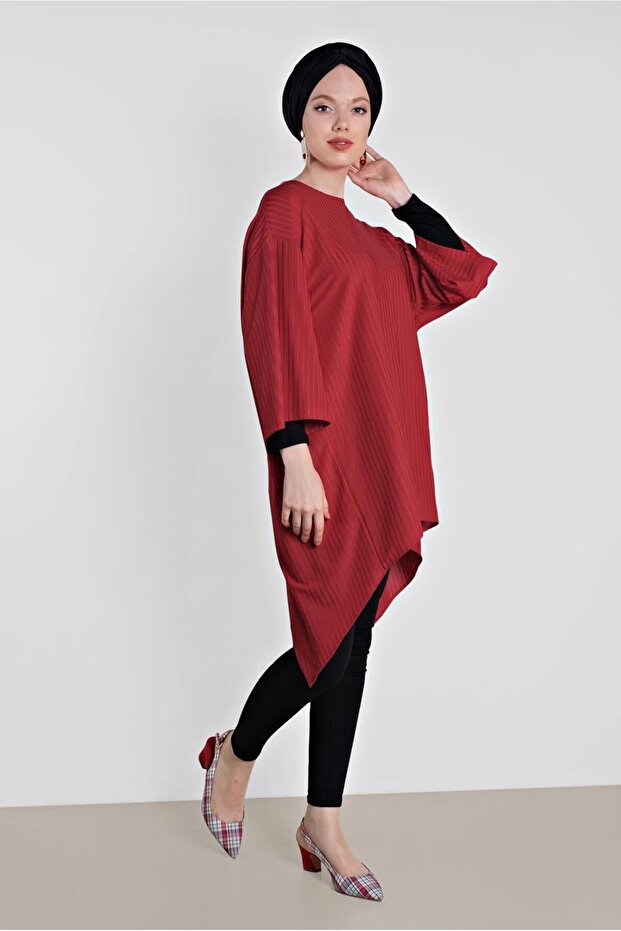 ARKASI YIRTMAÇLI DİRSEK KOL TUNİK  4494 - 2