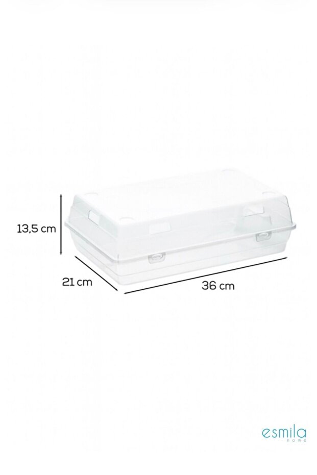 10 Adet Şeffaf Erkek Ayakkabı Kutusu -Unisex Erkek Kadın Ayakkabı Düzenleyici 10 lu Kadın Bot Kutusu - 2