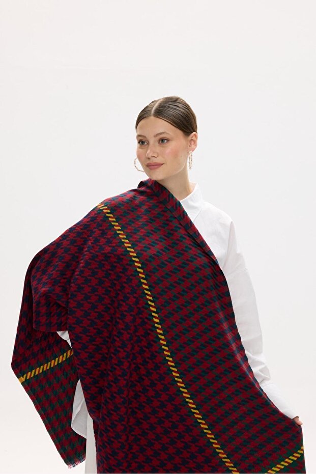 Yünlü Omuz Şalı - 1