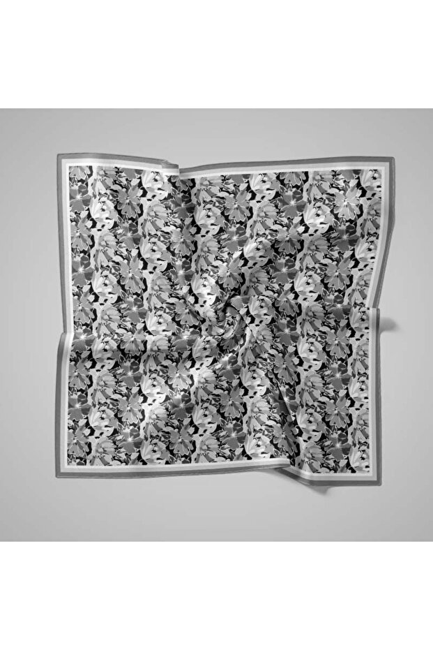 Natural Patterned Scarf - 1