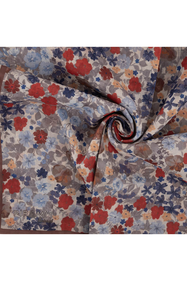 Natural Patterned Scarf - 2