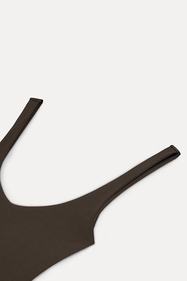 Askılı V bodysuit - 2