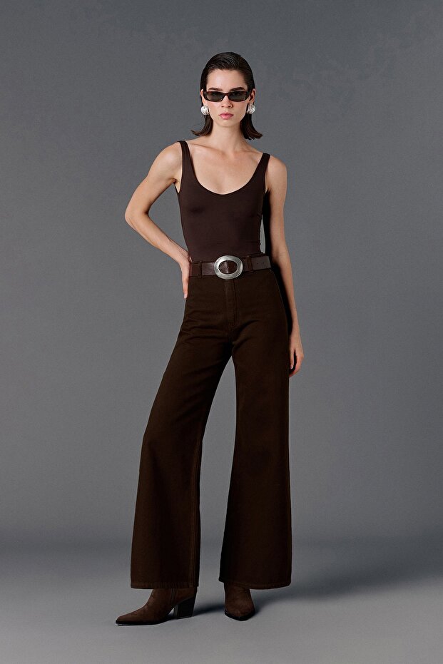 Flared Bol Paça Jean - 1