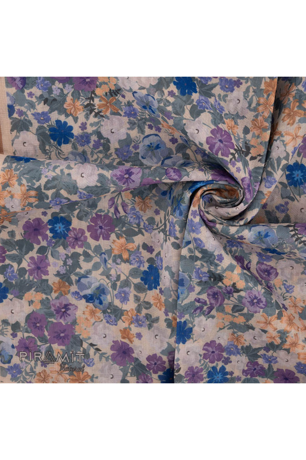 Eșarfă cu model natural - 2