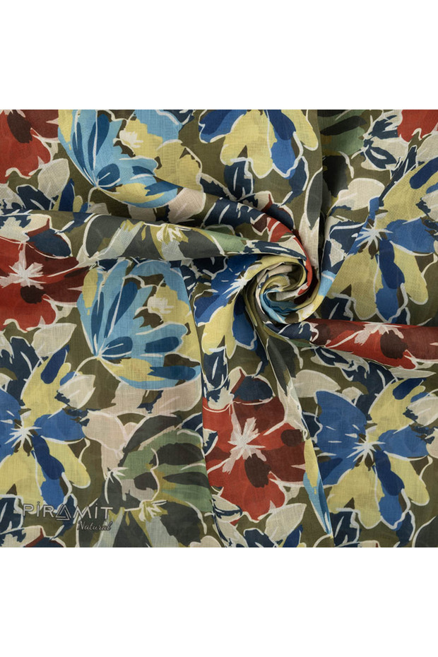 Eșarfă cu model natural - 2