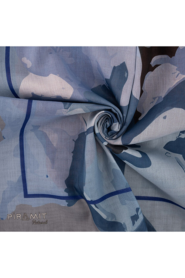 Natural Patterned Scarf - 2