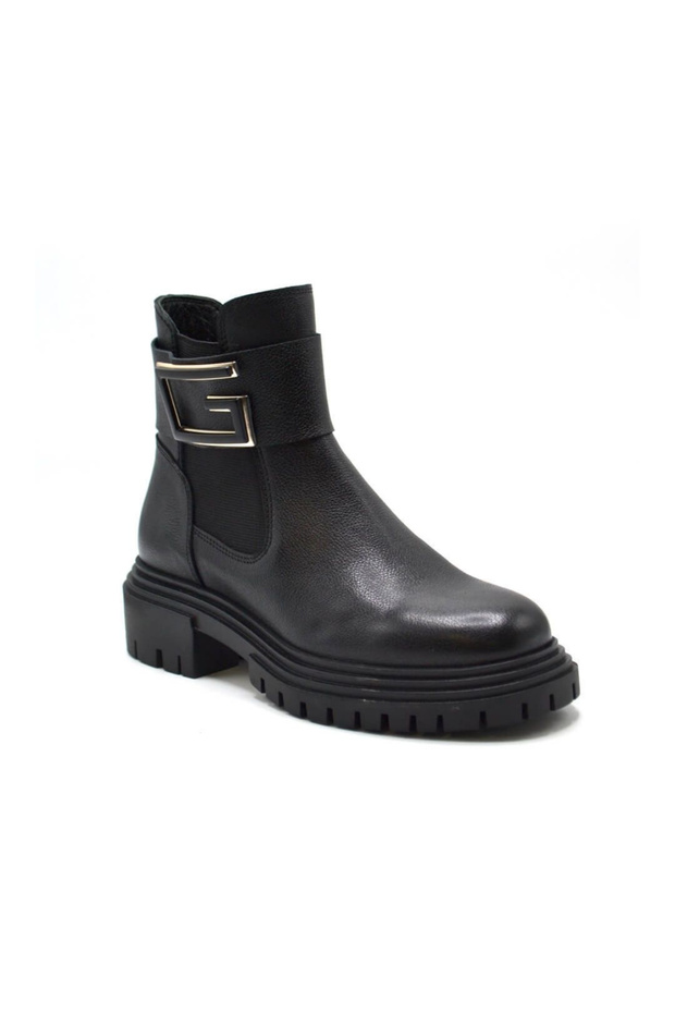 Venüs 2253852K Kadın Deri Bot Siyah - 1