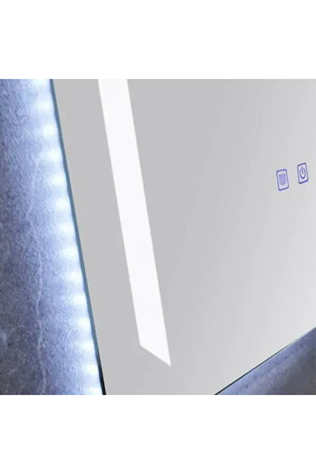 Rectangular LED mirror 60x80 cm with touch, defog and adjustable light - 3